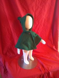 cute baby clothes, green hood