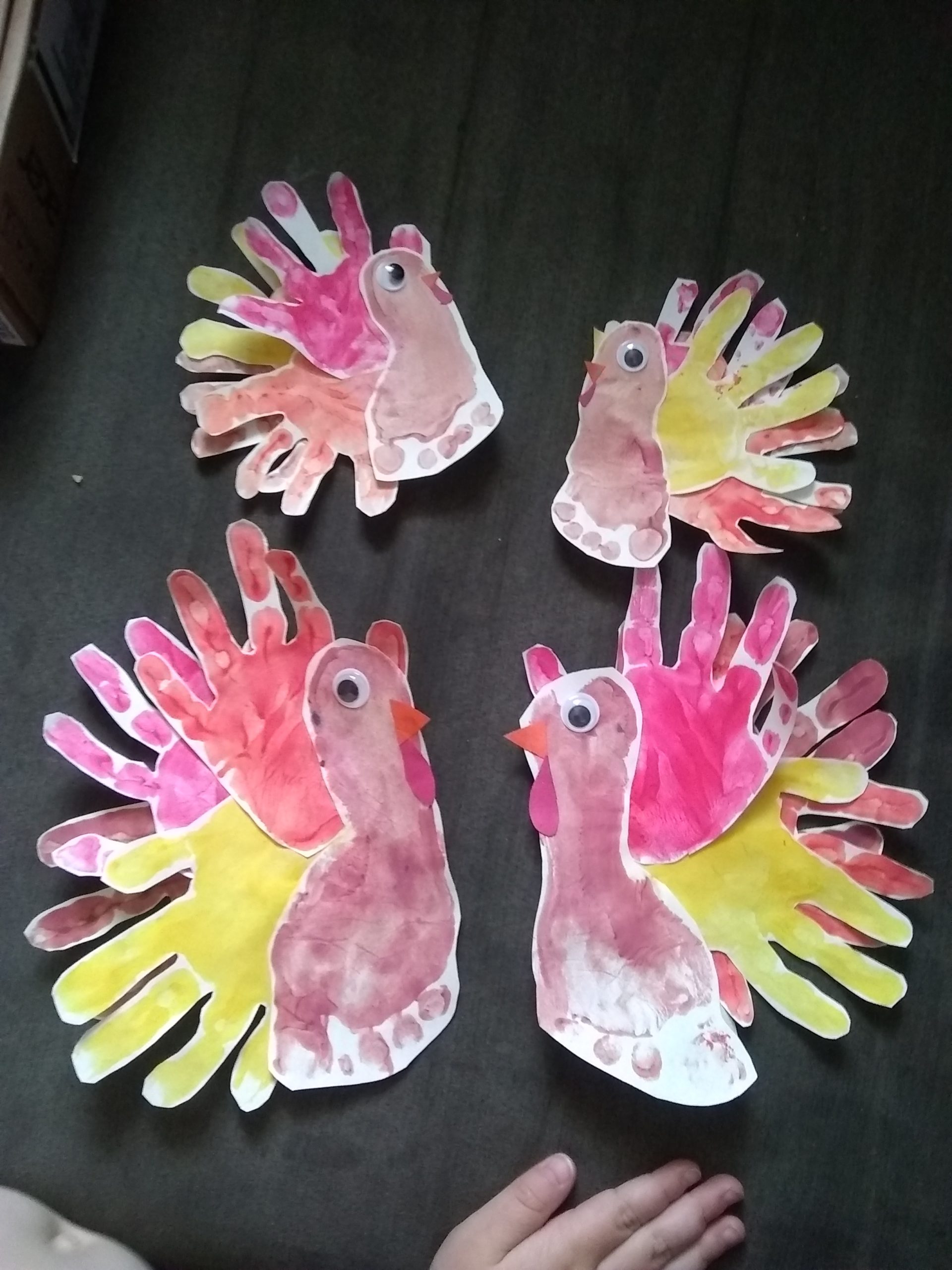 Turkey Hand and Foot Print Activity